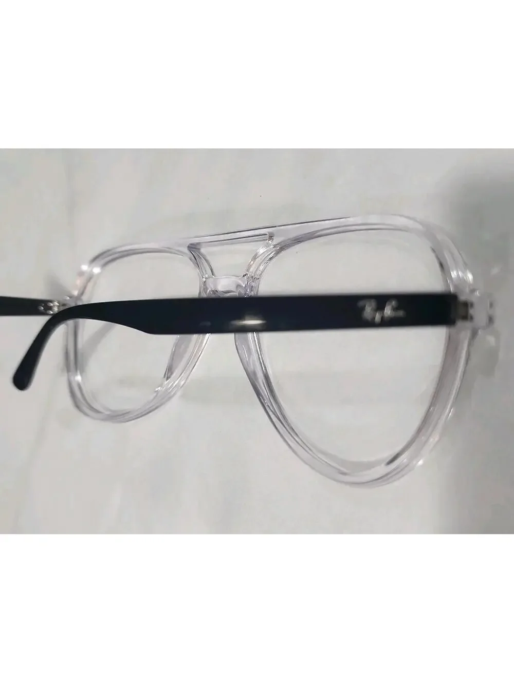 Ray-Ban RB4375 Clear Black Sunglasses Frame Only Read